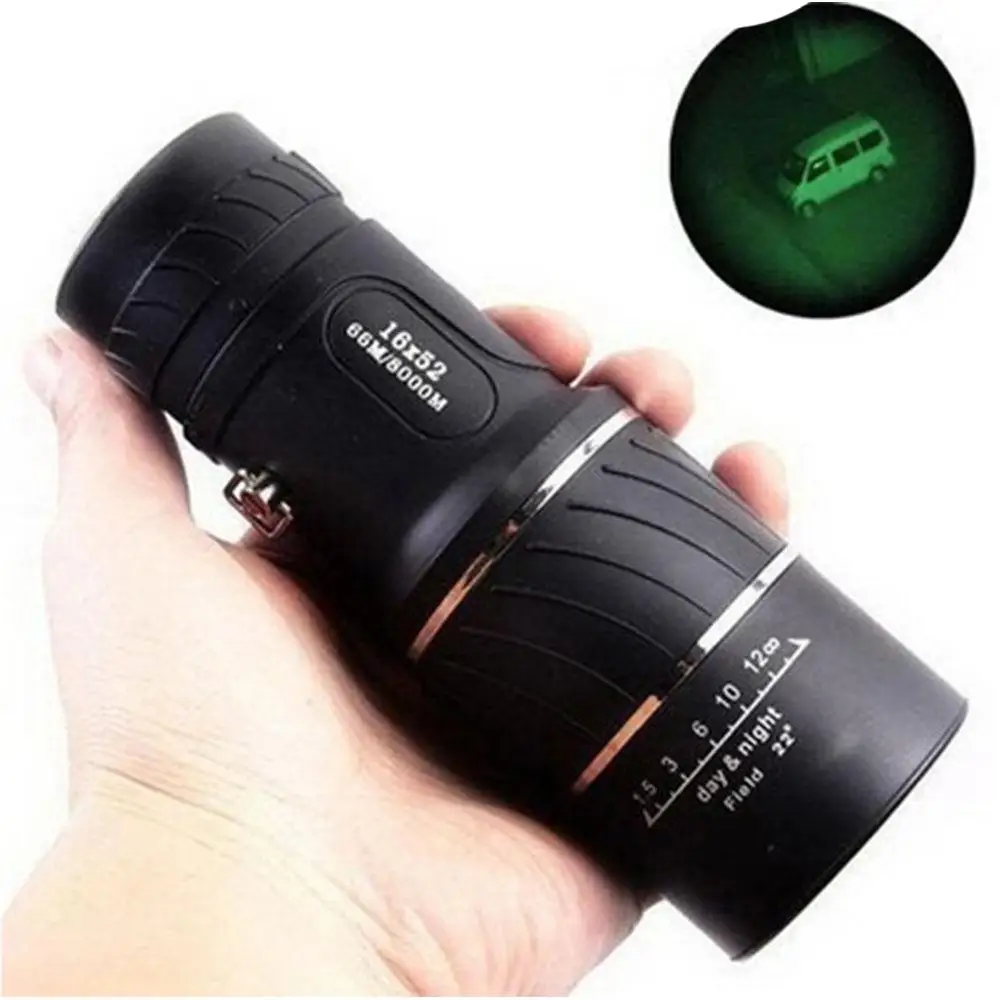 Monocular Binocular Monocular Telescope 16X52 HD Dual Focusing Adjustment Vision Binocular Spotting Scope Hunting Watching Monocular Binocular Monocular Telescope 16X52 HD Dual Focusing Adjustment Vision Binocular Spotting Scope Hunting Watching