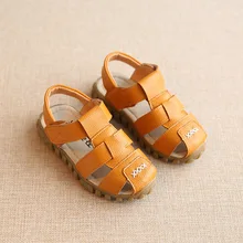 Hot Sale Male Childen Sandals Shoes baby Boys Sandals Summer comfortable breathable leather Boys shoes Hawaii