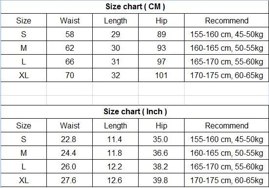 S-XL Women shorts