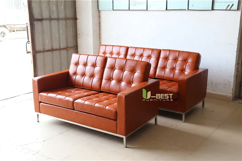 U-BEST FLORENCE KNOLL SOFA 2 SEATER Brown (4
