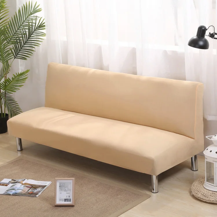 Универсальный чехол для дивана, кровати без рукавов, складной чехол для сидения, современный эластичный чехол для дивана из спандекса