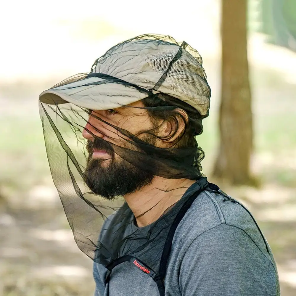1pcs Mosquitoes Head Helmet Net Insect Resistant Mask Insect Net Head