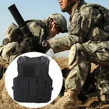 Черный нейлон MOLLE тактический военный армейский боевой Пейнтбольный жилет защитная пластина Перевозчик боевой штурмовой охотничий военный страйкбол