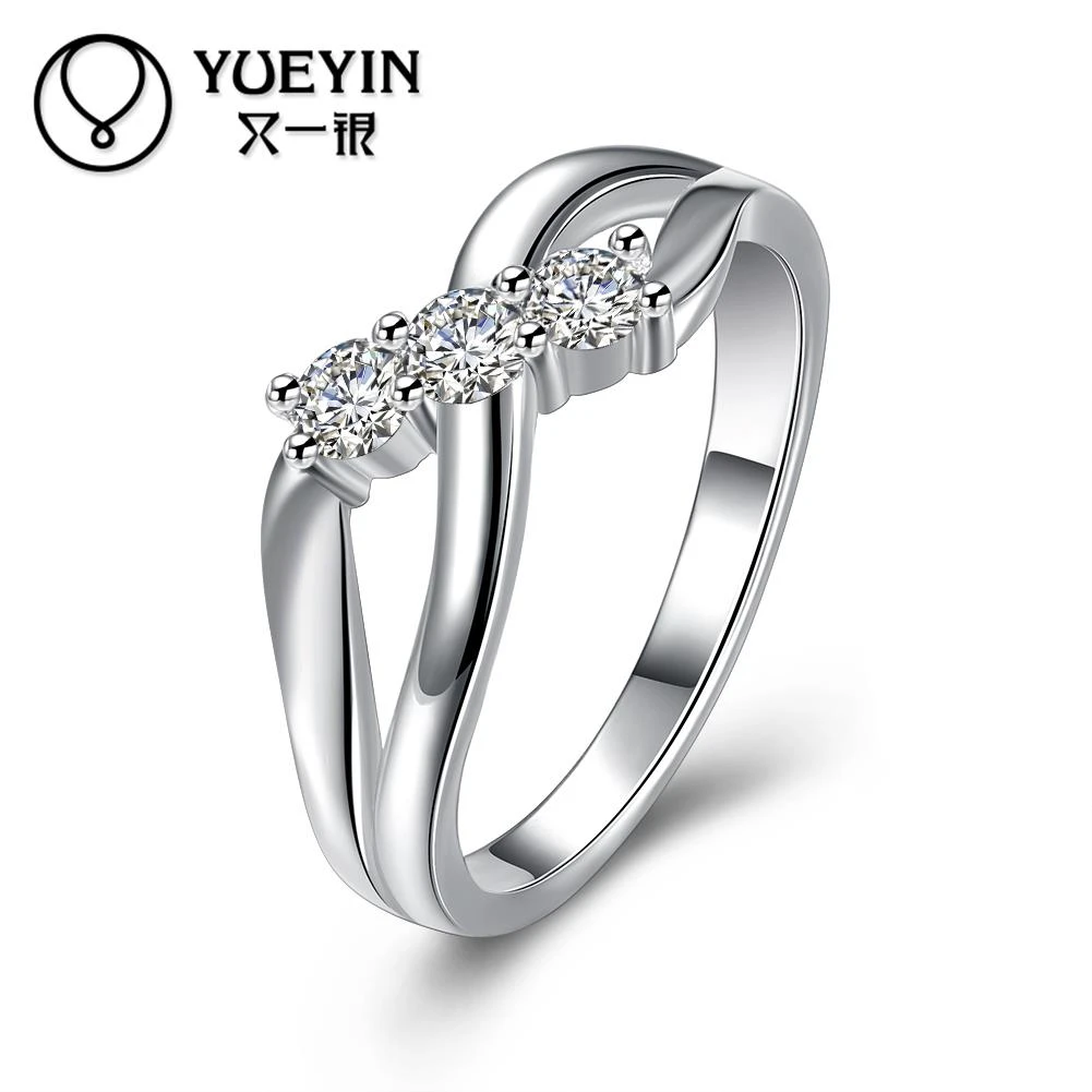 New silver plated finger rings for women fashion jewelry bague argent  Romantic Anti allergy bijoux women wedding rings|finger ring|wedding  ringswomen wedding ring - AliExpress