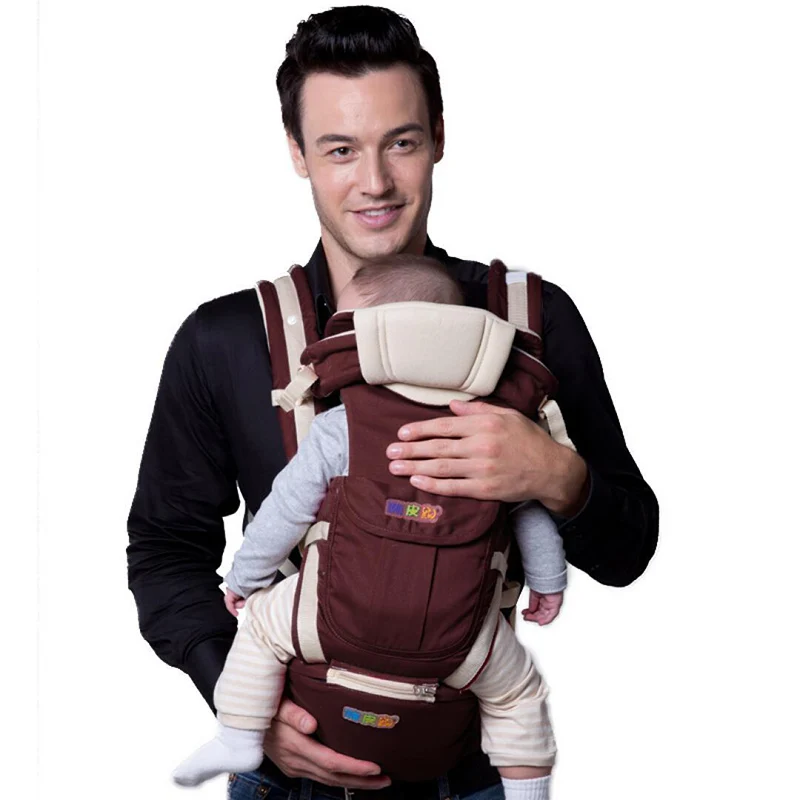 Baby Carrier Multifunction Cotton Hip Seat Baby Care Ergonomic Design Toddler Sling Wrap Rider Infant Protection Backpack BB3047 (4)