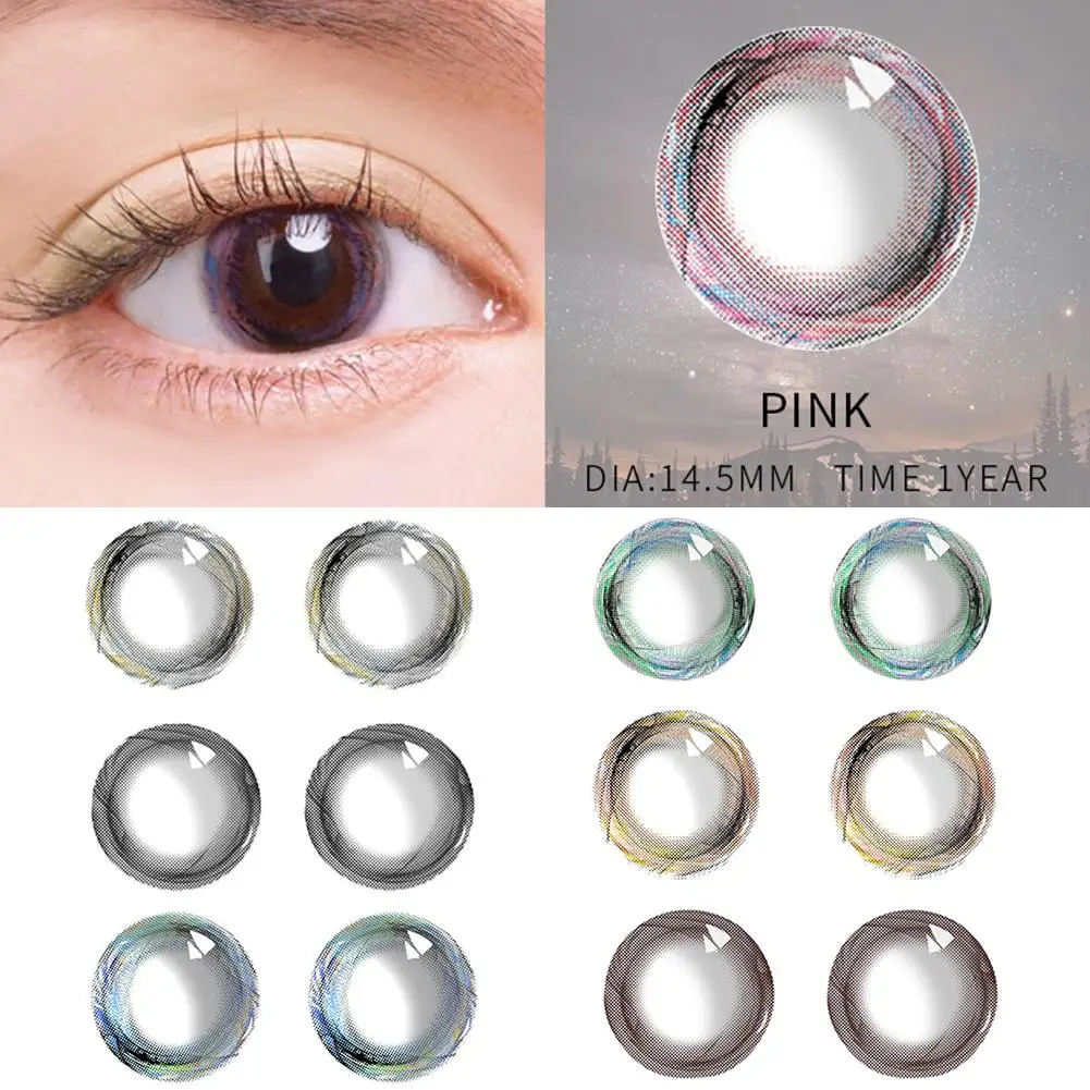 

8 Colors Big Eye Beauty Pure Colored Cosmetic Eyewear for Party Makeup Tools
