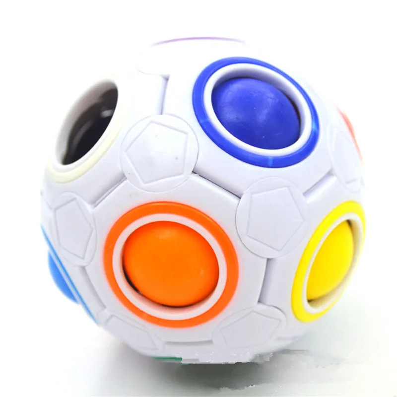 

Football Magic Cube Toys Speed Rainbow Puzzle Ball Funny Creative Kids Baby Educational Learning Toys for Children Gifts