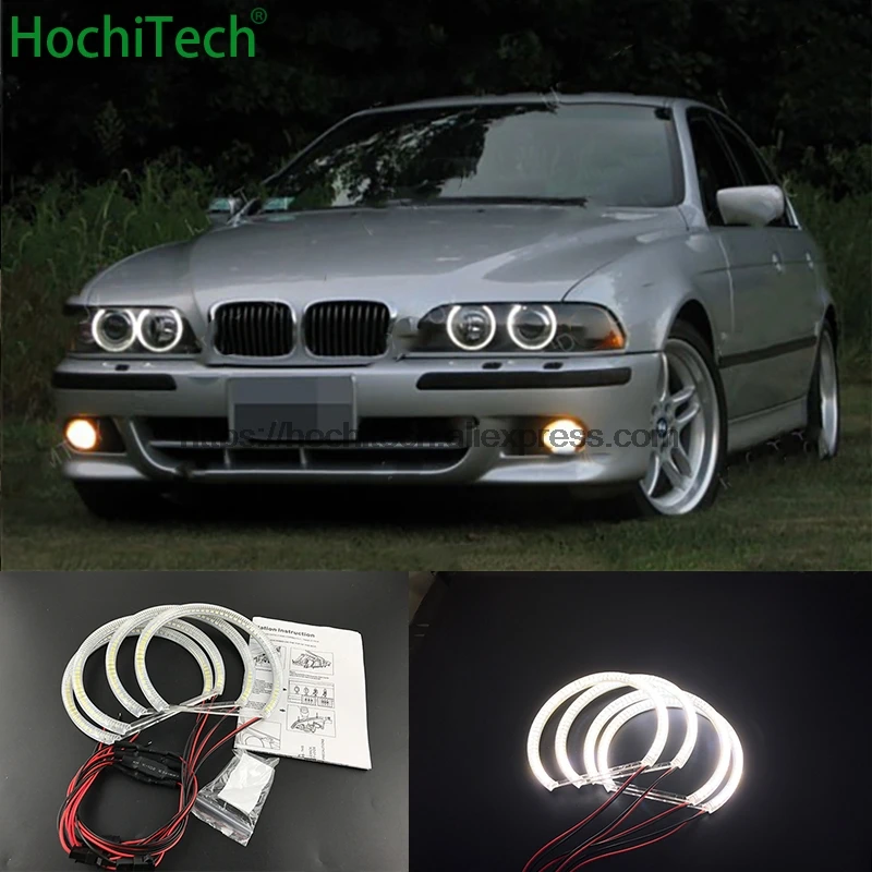 HochiTech для BMW 7 серии E38 1994-2001 Тюнинг автомобилей Белый 6000 К CCFL Фар Halo глаза ангела комплект ангел света глаза