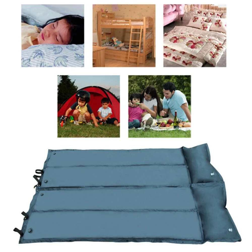 Portable Foldable Automatic Inflatable Sleeping Mat Outdoor Camping