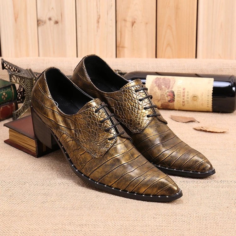 crocodile skin loafers mens