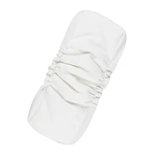 [30 шт. в упаковке] Производитель подгузников вставки Белые Водонепроницаемые бамбуковые хлопчатобумажные вставки двойные гаски предотвращает утечку карман подгузник