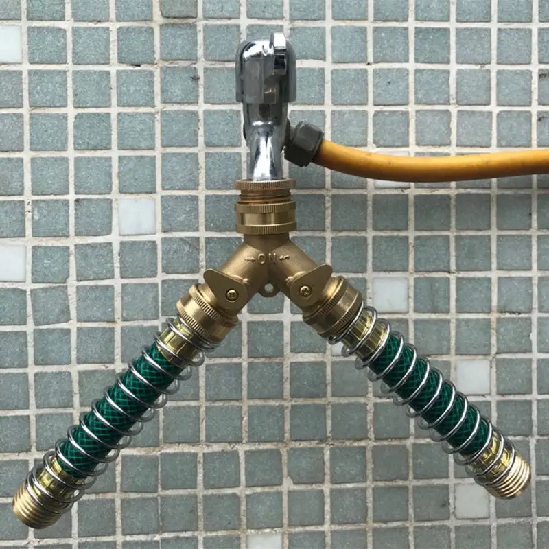

2Pcs Garden Hose Coil Spring Protector Faucet Hoses Coupling Adapter Kink Protector Faucet Extension Accessory Kitchen Utensil