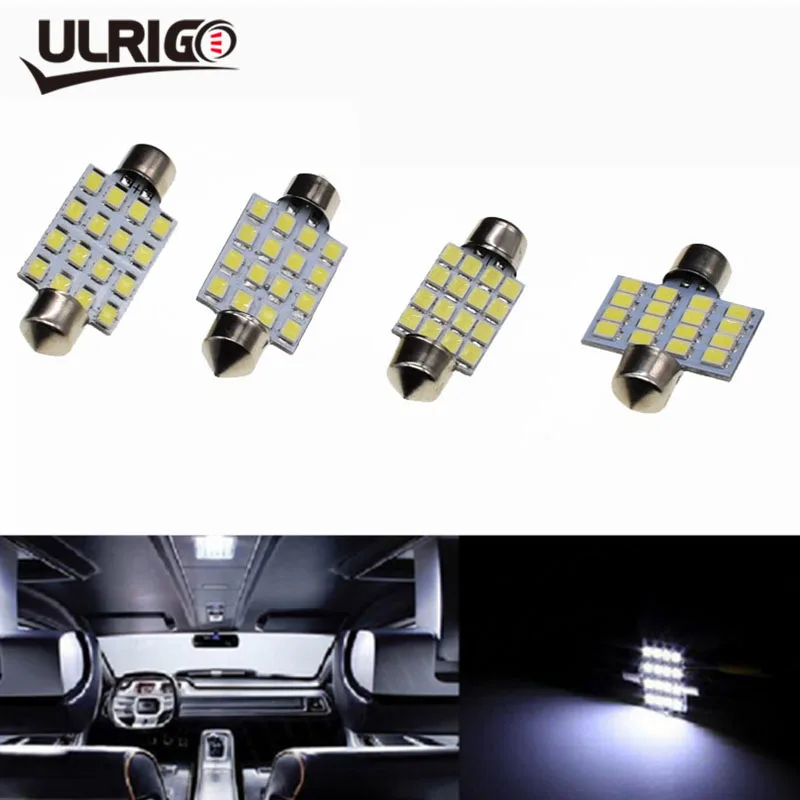 10 шт. 31 мм 36 39 41 12 В C5W Блан Froid 16SMD светодиодный Feston Interieur lumiere de dome лампа ампула Pour Carng