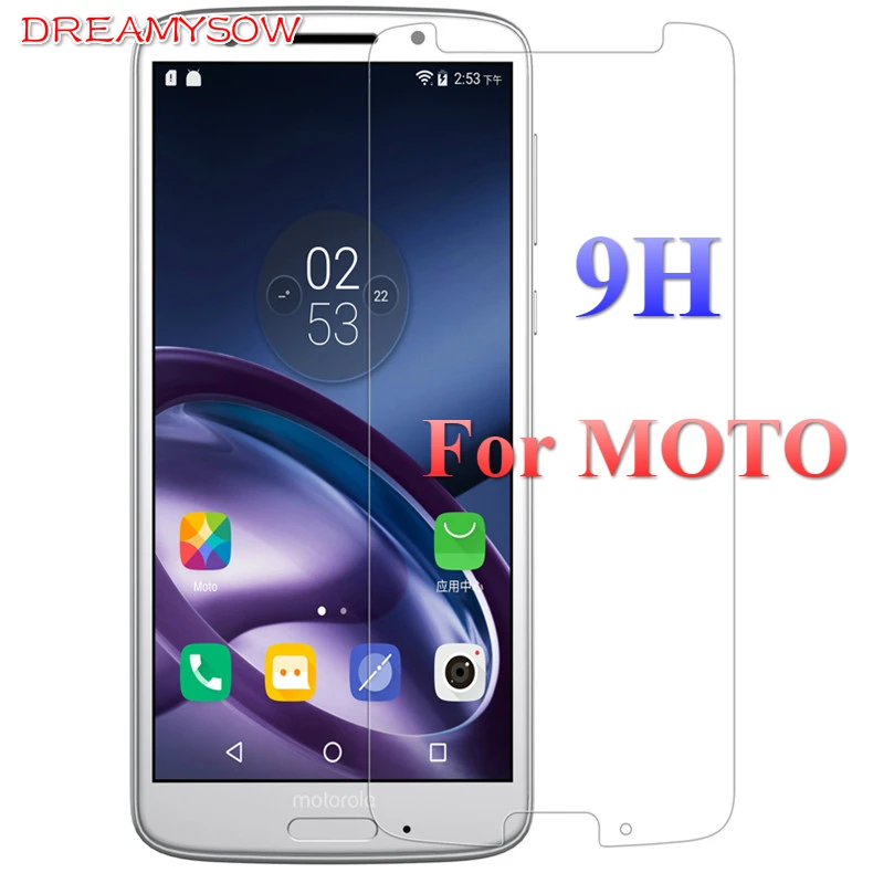 

9H Tempered Glass For Motorola MOTO X5 G6 E5 Play/Plus Z3play G3 G4 Plus X Play X Style Z Film Explosion Proof Screen Protector