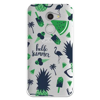 

Stand case costume drawing Hello Summer Blue WP007 for Alcatel A3