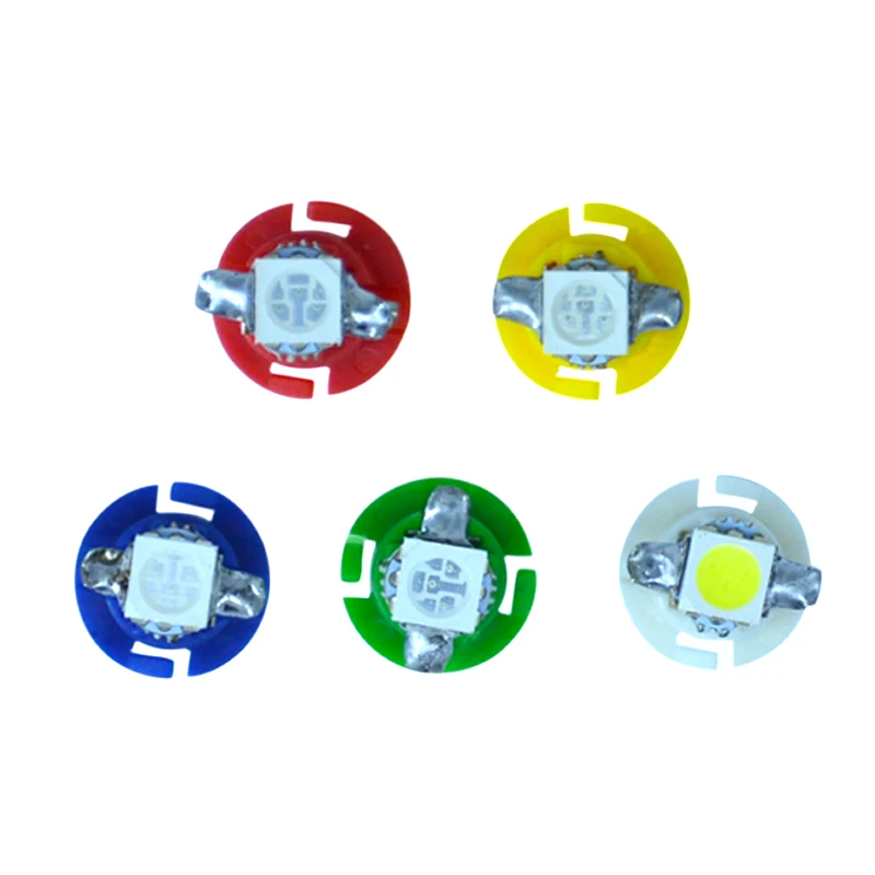 100X T5 B8.4D светодиодный 5050 1 SMD B8.4 8.4D приборная панель номерной знак клиновидный
