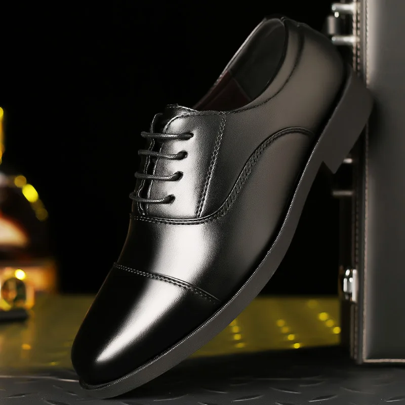 

2019 italian brand Mens Dress Shoes Men's Business Casual Shoes Oxford Shoes For Men Loafers Zapatos De Hombre De Vestir Formal