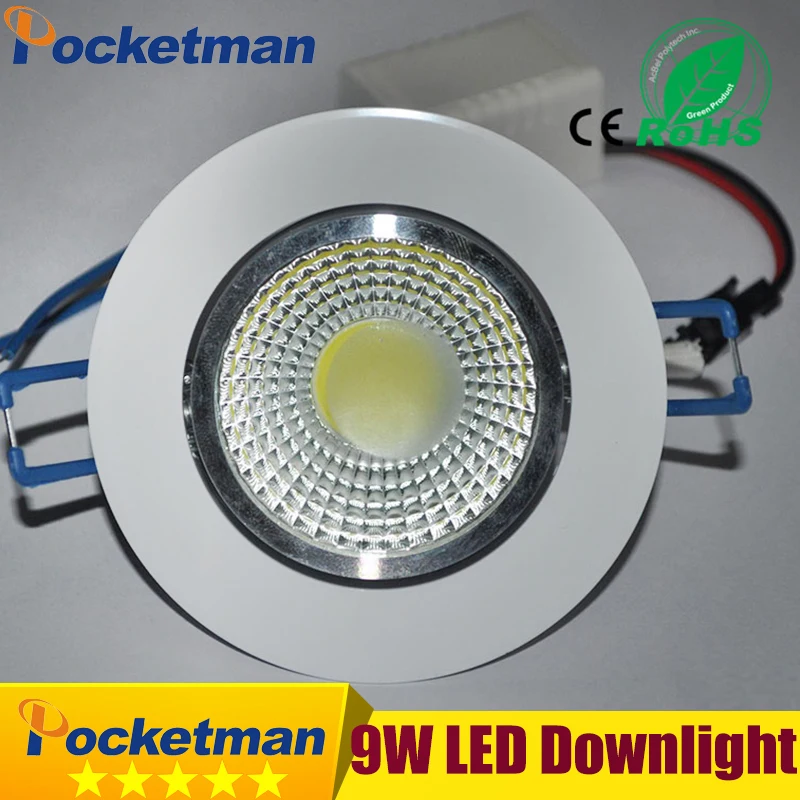 

Newest LED Downlight 7W 9W 12W Spot LED DownLight 220V LED Spot Recessed Down light COB White house Home Lighting Decorate