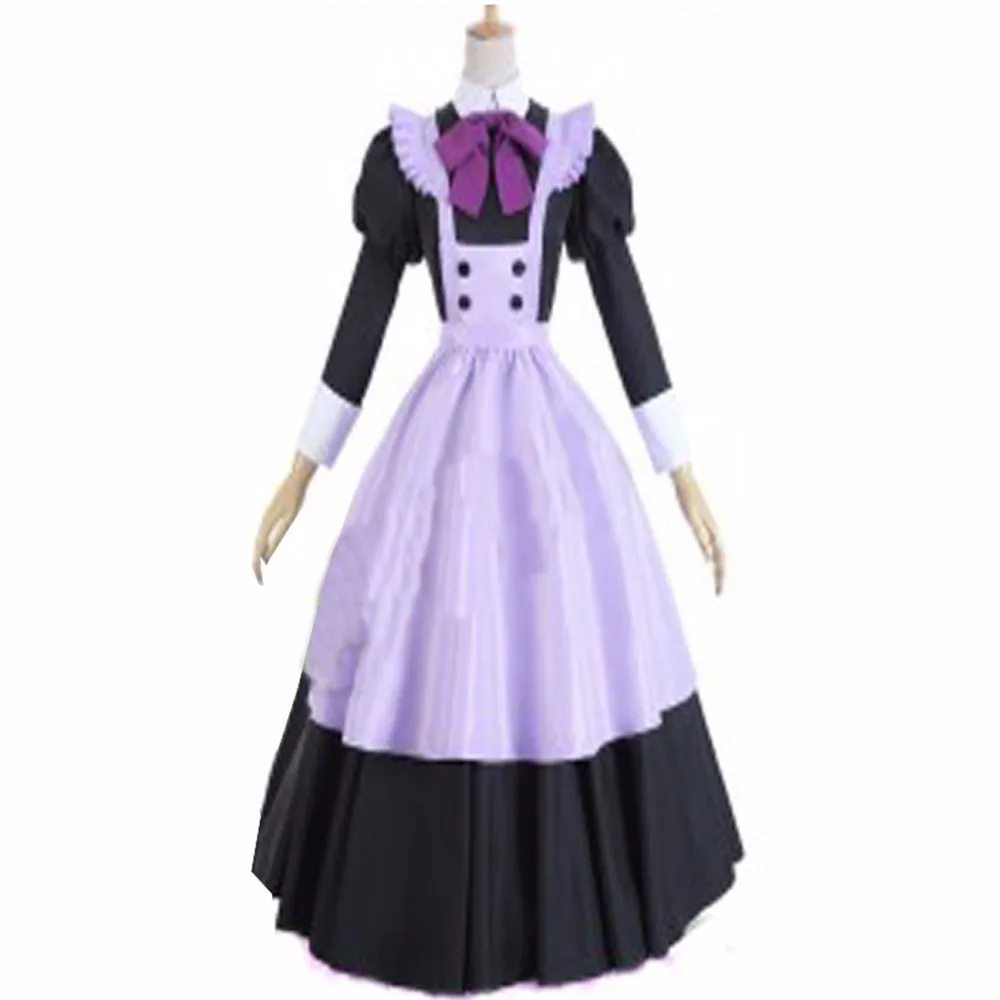

2018 Cardcaptor Sakura Tomoyo Daidouji Sakura Kinomoto Maid Uniform Cosplay Costume