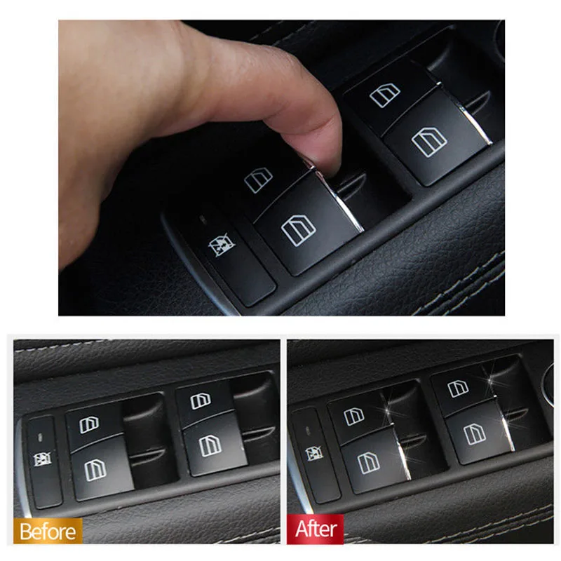 Для Mercedes/Benz E W212 C W204 GLK X204 ML GL W166 X166 Кнопка поднятия двери класса|Лепнина для
