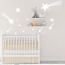 

DIY Stars Wall Decals Art Vinyl Wall Sticker Removable Baby Room Nursery Background Wall Decoration