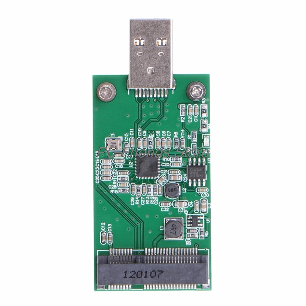 

USB 3.0 to Mini PCIE mSATA SSD mSATA to USB 3.0 SSD Adapter Card-PC Friend