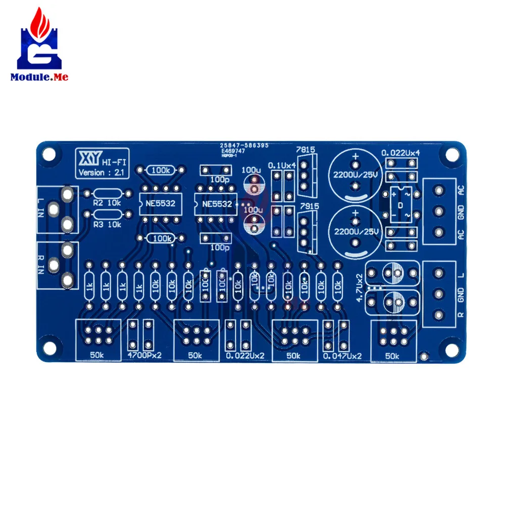 NE5532 Volum Control Audio Power Amplifier PCB Board / DIY Diy Kit