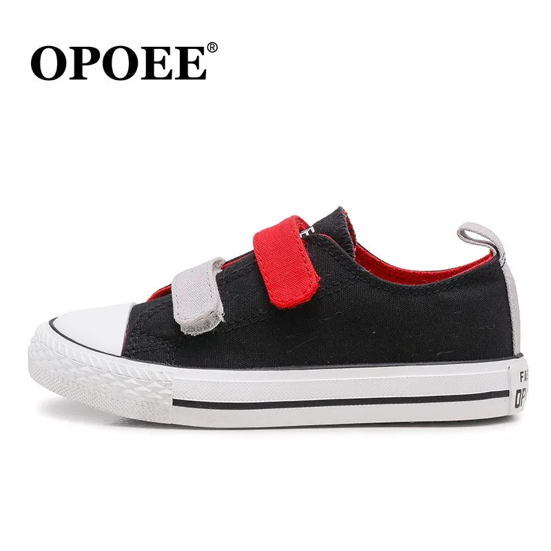 OPOEE الاطفال الأبيض أحذية الفتيات الوردي الأحذية ل ربيع الخريف 2018 جديد اتجاهات الموضة الحلوى الألوان الملونة منخفضة أحذية تزلج