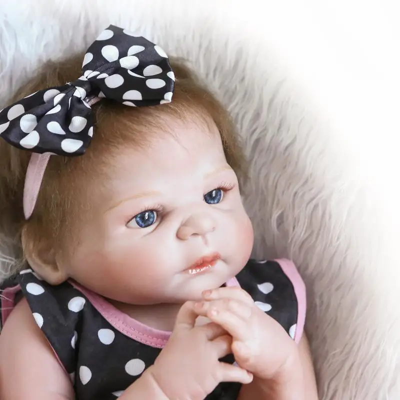 full silicone reborn baby girl