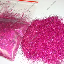 50 г-0,4 мм 015 Блестки для ногтей фиолетовый-красный цвет блеск для ногтей пыль порошок для ногтей искусство украшения и блестки для ногтей