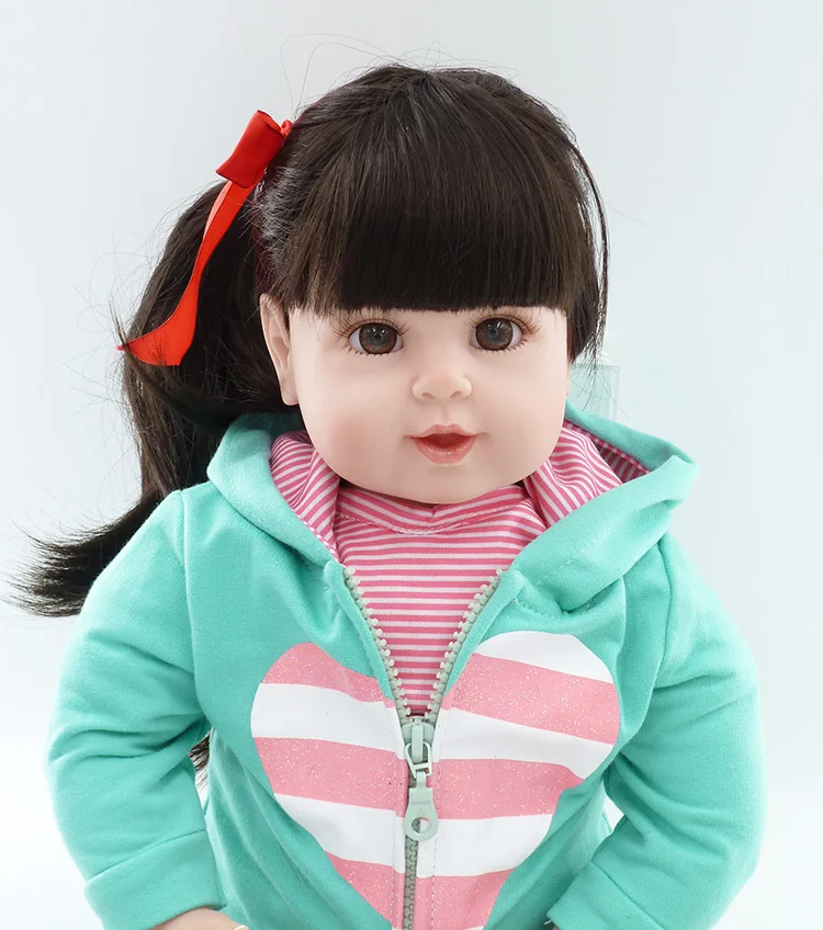 

50cm Soft Body Silicone Reborn Baby Dolls 20" Toys For Kids Newborn Girl Babies Doll Child Birthday Gift For Collection