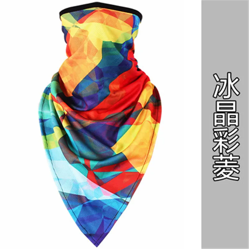 buy Outdoor Sport MTB Bike Bicycle Winter Cycling Riding Head Scarf Warm Triangle Towel Fishing Mask Windproof Collar Mask