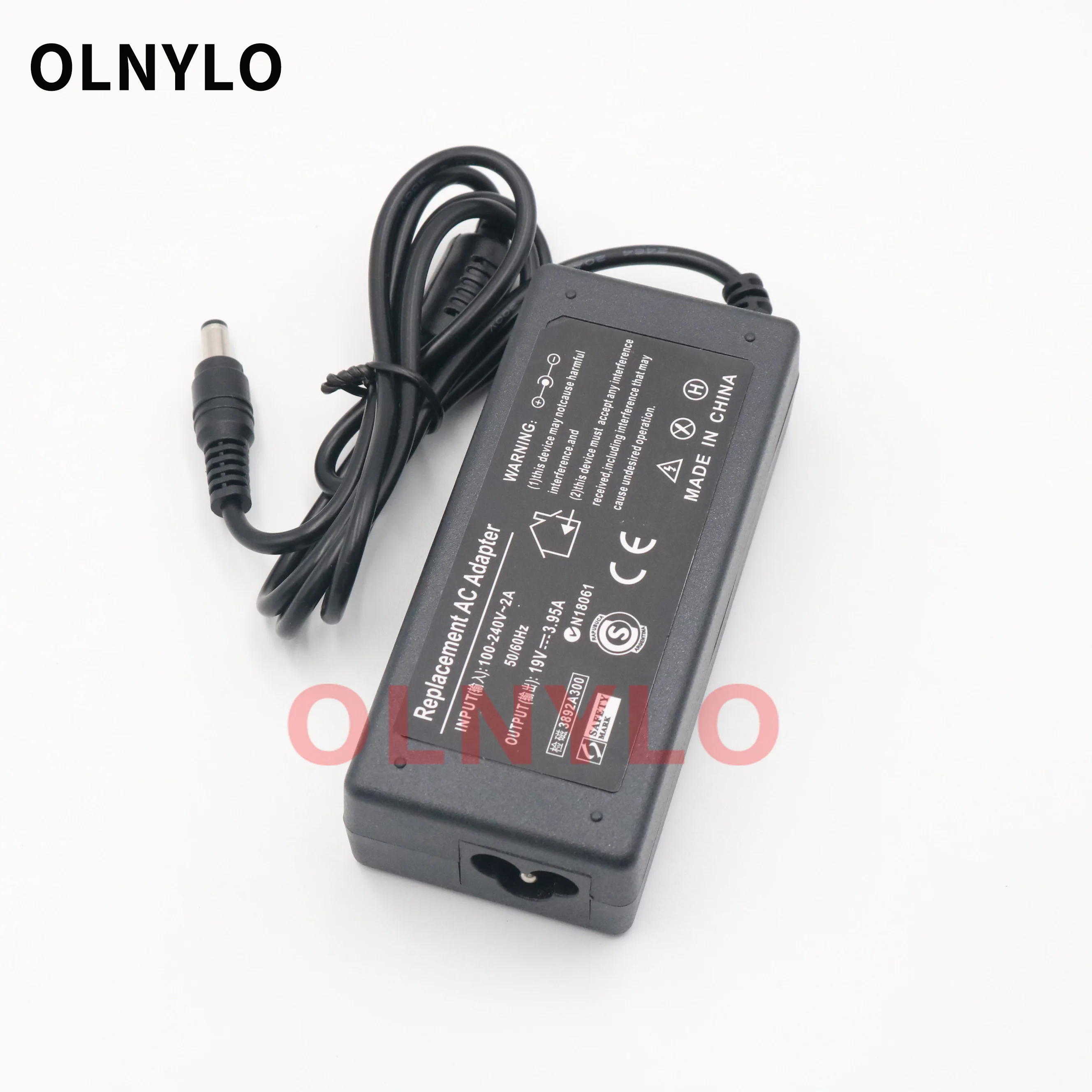 

19V 3.95A 75w AC Adapter Battery Charger With Power Cord for TOSHIBA Satellite L650D L650 L655 L655D L670 C650D Laptop