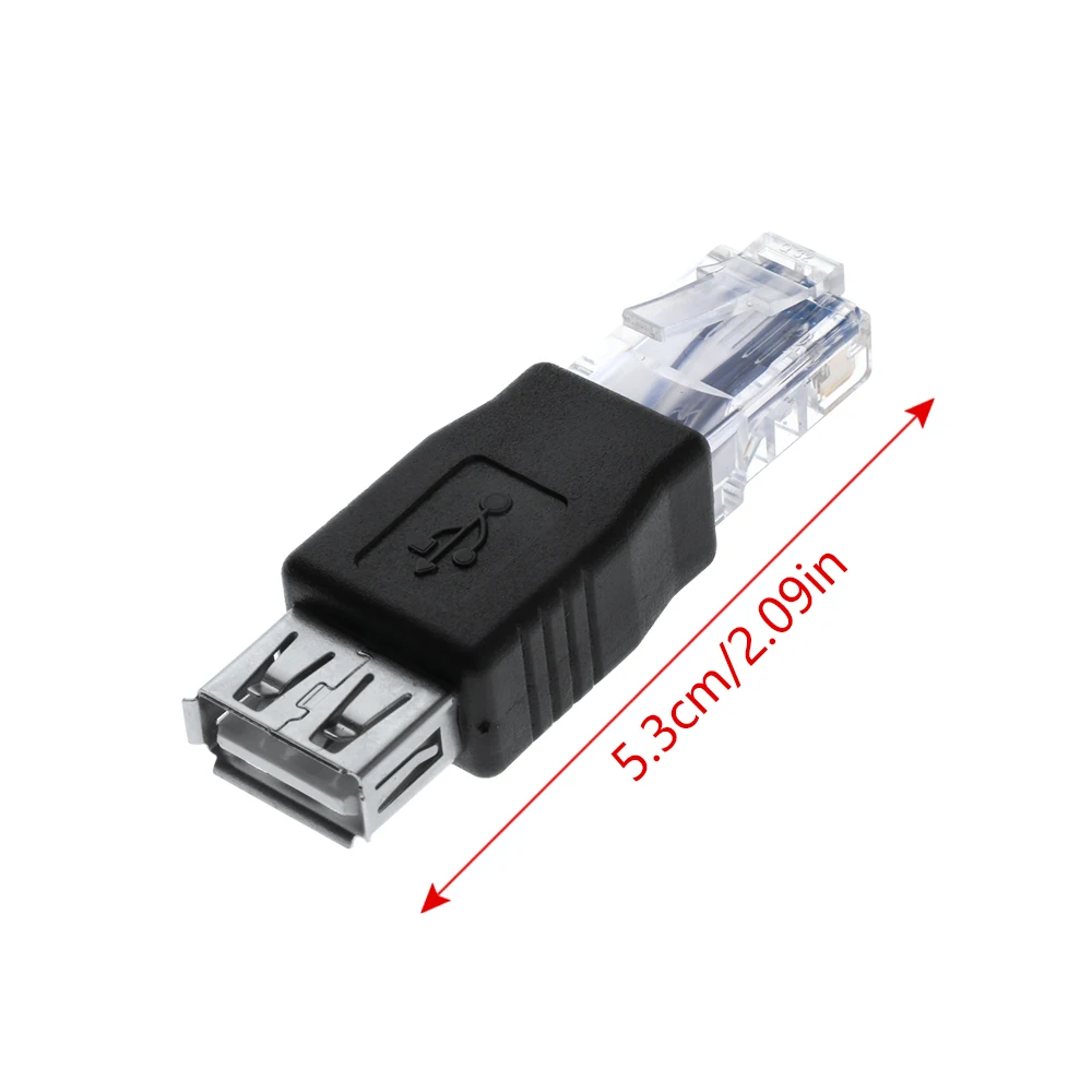 1/3 шт. USB тип A гнездовой разъем для Ethernet Интернет RJ45 конвертеры адаптеры