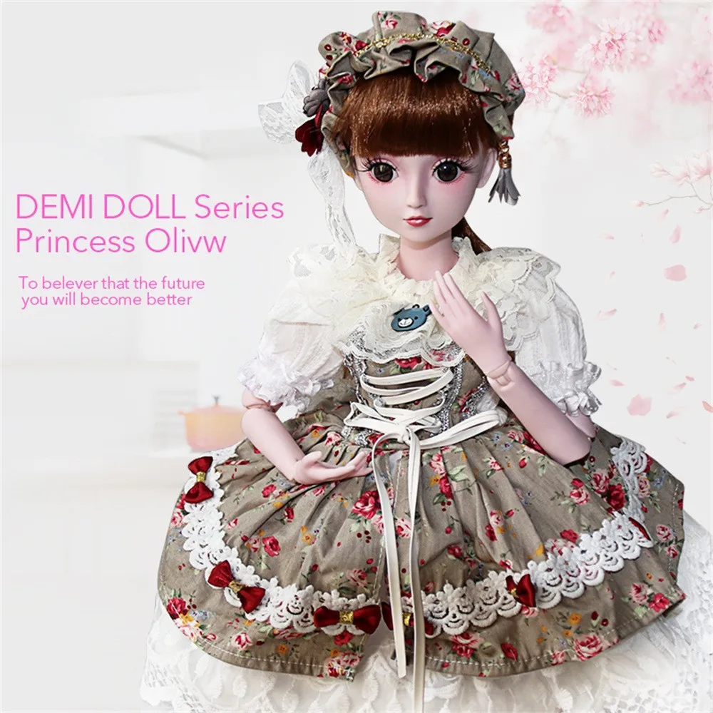 

Four-piece set BJD Doll SD Doll 60cm/24inch Princess Bride for Girl Gift and Dolls Collection american girl doll Kids toy #VD07