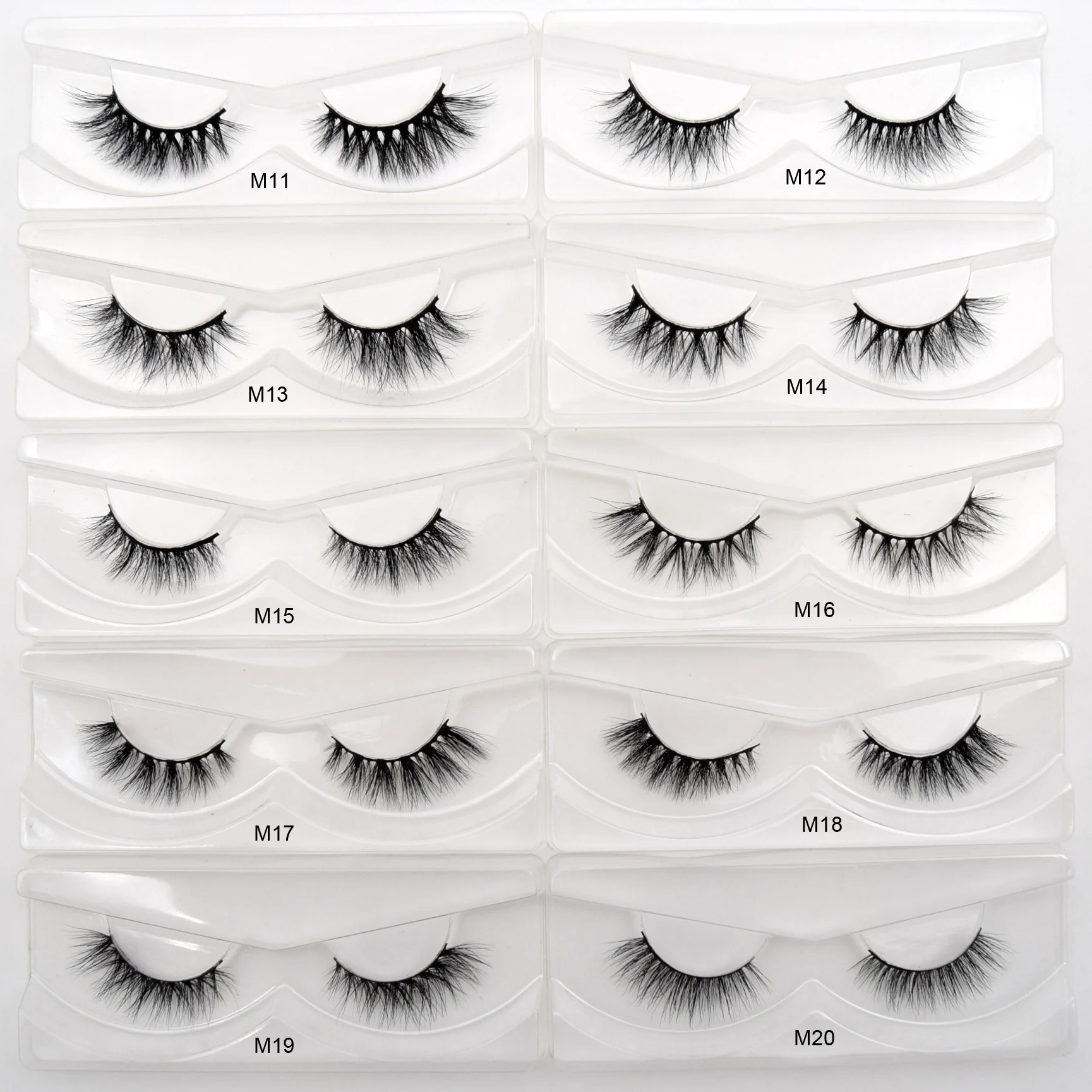 US $225.00 100 PairsLot Free DHL Visofree 3D Mink Lashes Makeup Mink Eyelashes Natural Lashes Bulk Mink Eyelashes New Style Lash