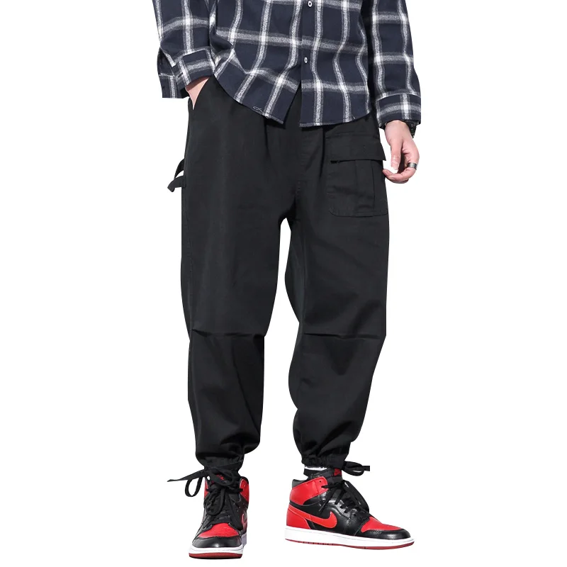Summer Hip Hop pants men Streetwear Multi-Pockets Safari Style Fashion Cargo Pants New Cotton Casual Elastic Trousers Plus 5XL Summer Hip Hop pants men Streetwear Multi-Pockets Safari Style Fashion Cargo Pants New Cotton Casual Elastic Trousers Plus 5XL