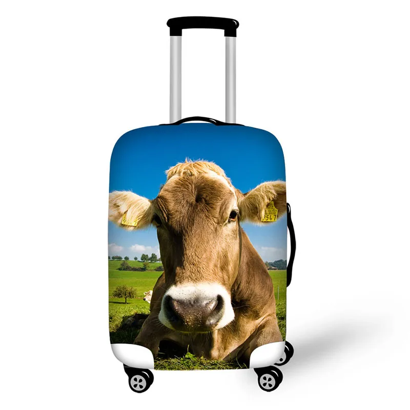 Animal Cow Horse Travel Accessories Suitcase Protective Covers 18-32 Inch Elastic Luggage Dust Cover Case Stretchable Protect Animal Cow Horse Travel Accessories Suitcase Protective Covers 18-32 Inch Elastic Luggage Dust Cover Case Stretchable Protect