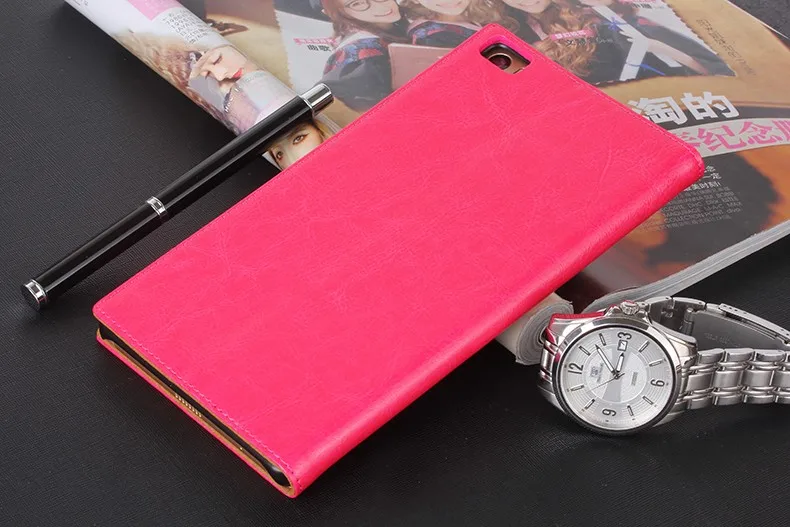 6 Цвет, высокое качество из натуральной кожи флип чехол Подставка для Huawei P8 Max 6.8 дюймов роскошный мобильный телефон сумка Чехол