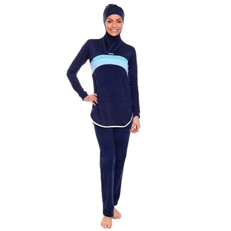 

Full Coverage Modest Muslim Swimwear Women Arab Beach Wear Hijab Swimsuits Bathing Suit Burkinis Islamic Swimsuit For