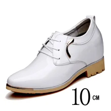 Newest Height Increase Elevator Shoes Get Taller for Short Men on Wedding Party Invisibly 8cm 10cm 12cm