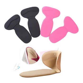 

1Pair Women Super Soft Insole Non Slip Sponge Cushion Foot Heel Protector Soft T-Shape Insoles High Heel Shoes Pad