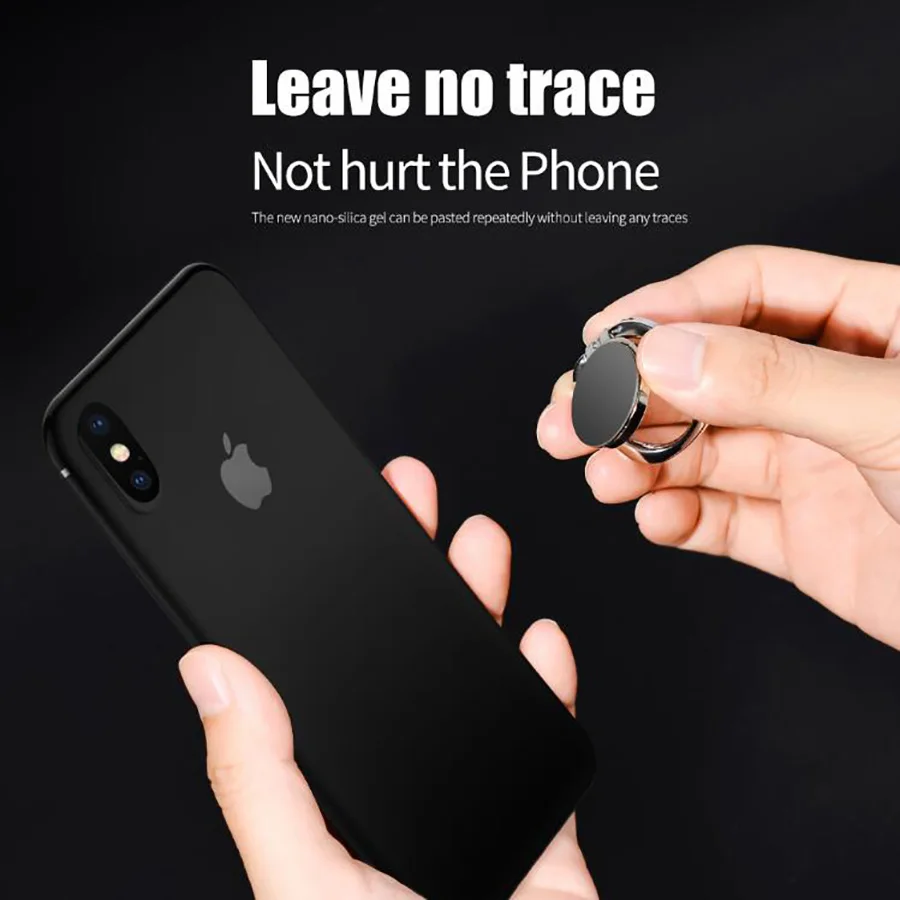 Finger Ring Holder 360 Degree Metal Mobile Phone Holder Universal For iPhone 7 Samsung For Magnetic Car Phone Holder