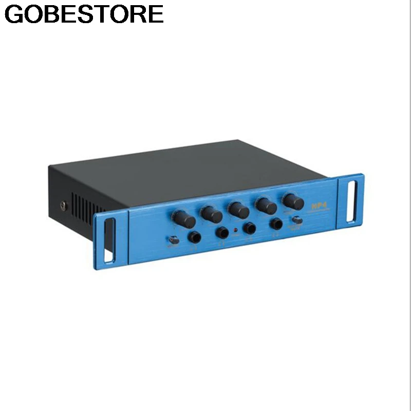 

HP4 Ultra-compact 4 Channels Mini Audio Stereo Headphone Amplifier With Power Adapter Blue