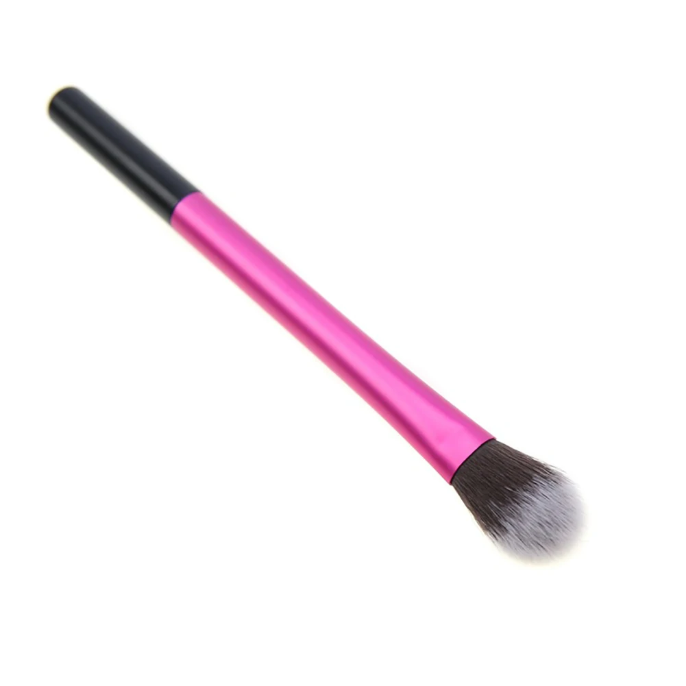 Кисть для теней для век розовый, алюминиевый тубус одиночный макияж для глаз осветляющая Кисть для макияжа глаз инструменты для макияжа