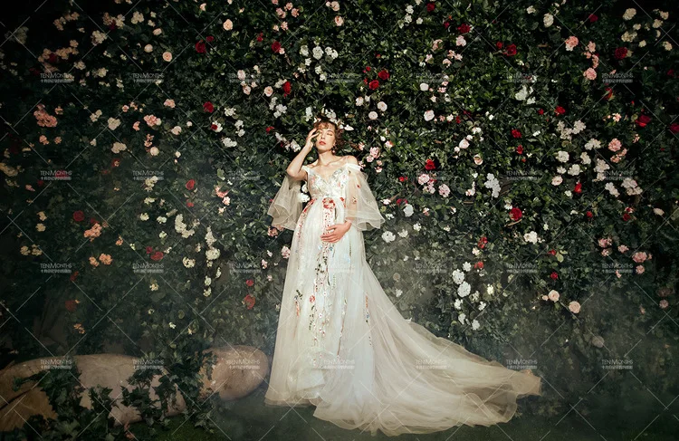 Maternity Dresses Maternity Dresses Photo Shoot Wedding Dress Maternity Clothes For Pregnant Women Photography Props H196   