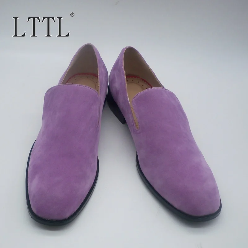 purple velvet dress shoes
