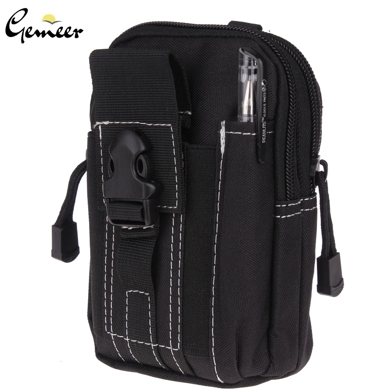 

Gemeer Waist Pack Bags Casual Pouch Purse Mobile Phone Case For Iphone 6 6s Plus Samsung Note 2 3 4 Fabric Men Male Small Bag