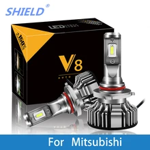 Автомобильный головной светильник для Mitsubishi Outlander/Nimbus/Montero/Mirage/Magna/Lancer/Grandis/Expo H7 светодиодный H4 светодиодный H1 H7 H3 8000лм CSP светильник