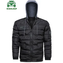 NIANJEEP плюс Размеры классический джинсовый жилет Для мужчин Slim Fit джинсовая куртка без рукавов жилеты черный отложной воротник жилет для Для мужчин 3xl жилет